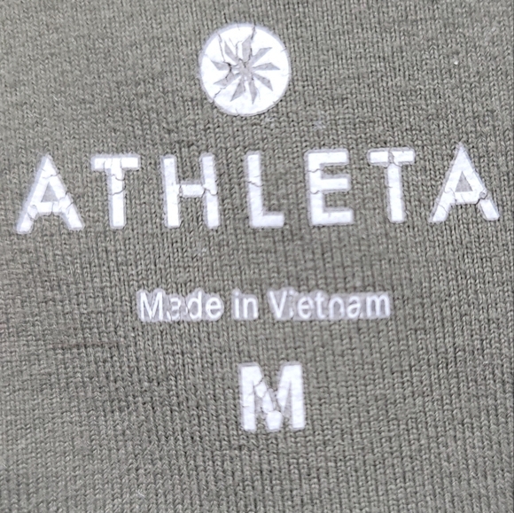 Athleta Womens Dark Green Green Criss Cross Drifter Tights Size M - Picture 4 of 10